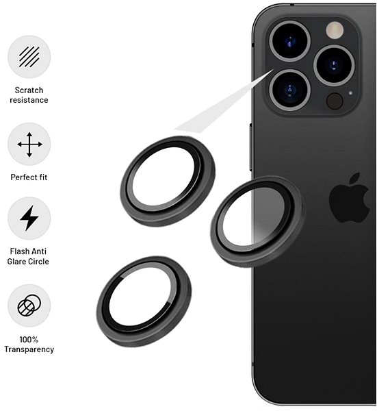 Glass Screen Protector FIXED Camera Glass for Samsung Galaxy A16 4G/5G black ...