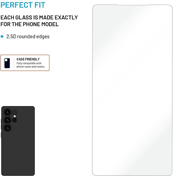 Glass Screen Protector FIXED for Samsung Galaxy S25 Ultra Clear ...