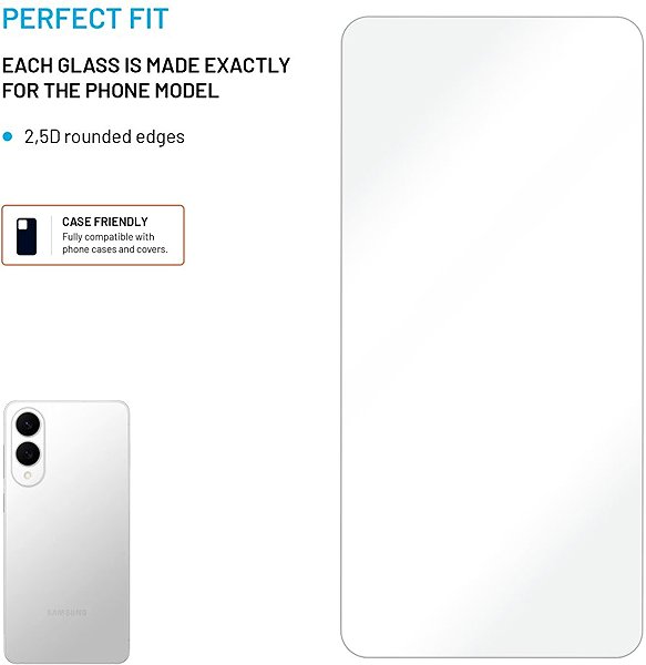 Glass Screen Protector FIXED for Samsung Galaxy S25 Edge 5G clear ...