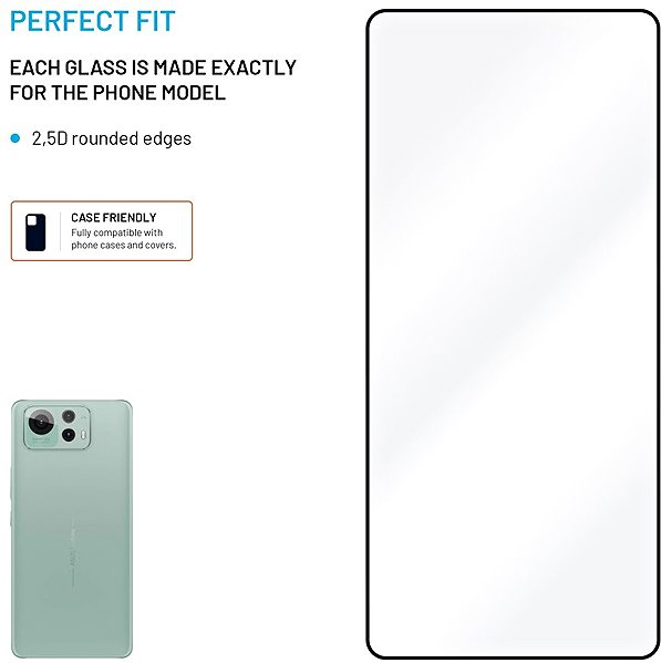 Glass Screen Protector FIXED Full-Cover for Asus Zenfone 12 Ultra 5G black ...