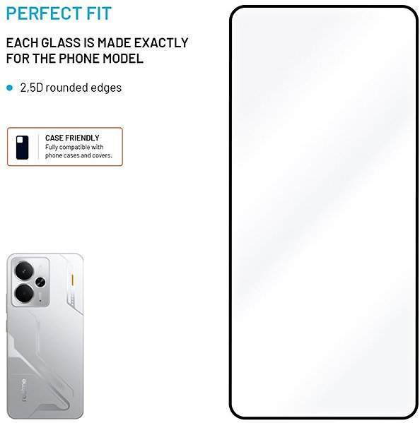 Schutzglas FIXED FullGlue-Cover für Realme 14 5G/14T 5G schwarz ...