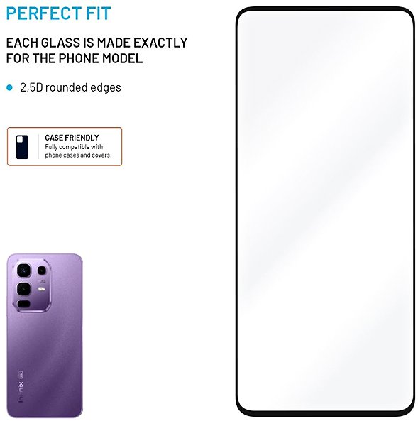 Schutzglas FIXED FullGlue-Cover für Infinix Note 50 Pro+ 5G schwarz ...