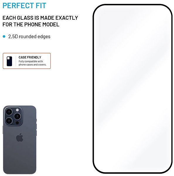 Glass Screen Protector FIXED FullGlue-Cover for Xiaomi 15T Pro black ...