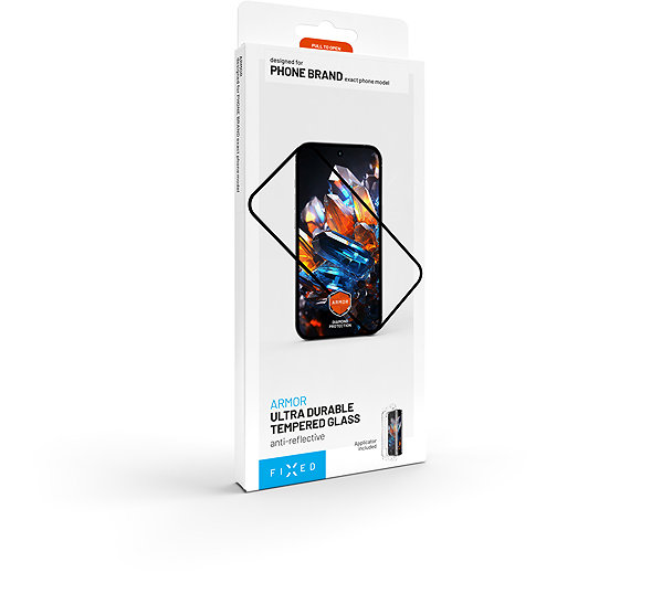 Glass Screen Protector FIXED Armor with Anti-dust applicator and AR layer for Samsung Galaxy S26 Ultra black ...