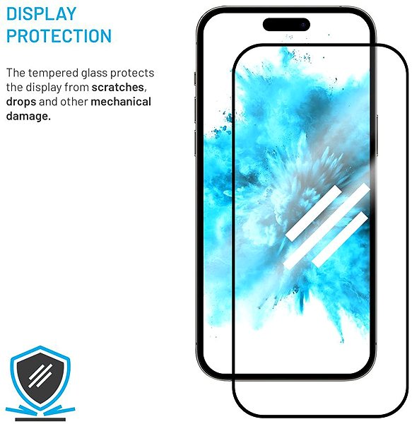 Glass Screen Protector FIXED FullGlue-Cover with applicator for Samsung Galaxy A37 5G 2pcs black ...