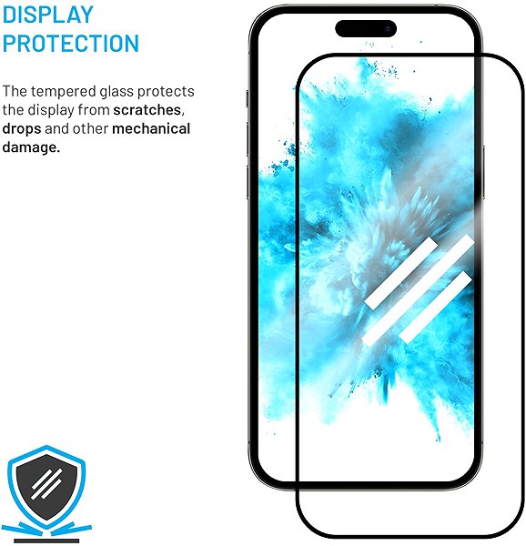 Glass Screen Protector FIXED FullGlue-Cover with Applicator for Samsung Galaxy S26 FE, 2pcs per Pack, Black ...