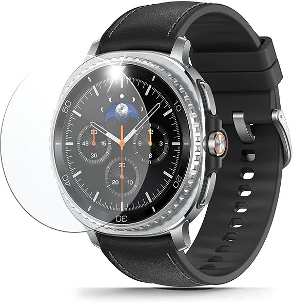 Glass Screen Protector FIXED for Samsung Galaxy Watch 8 Classic 46mm 2 pcs in the package clear ...