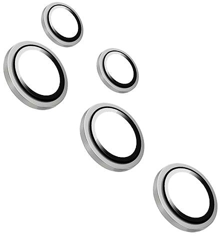 Objektiv-Schutzglas FIXED Camera Glass für Samsung Galaxy S25 Ultra silber ...