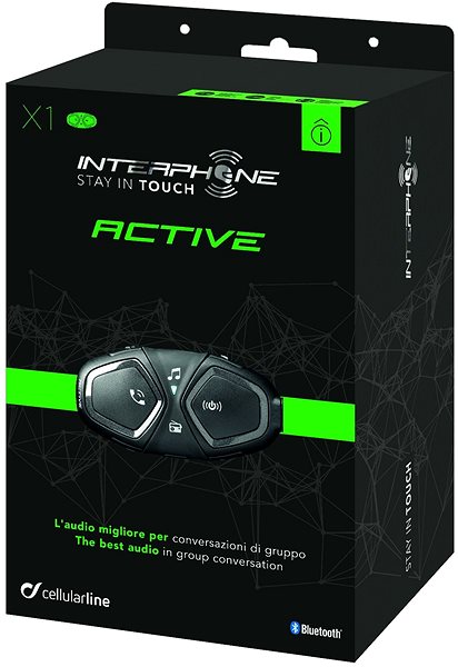 Intercom Interphone ACTIVE Single Pack ...