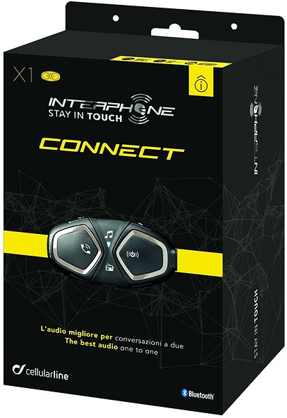 Intercom CellularLine Interphone CONNECT Single Pack ...