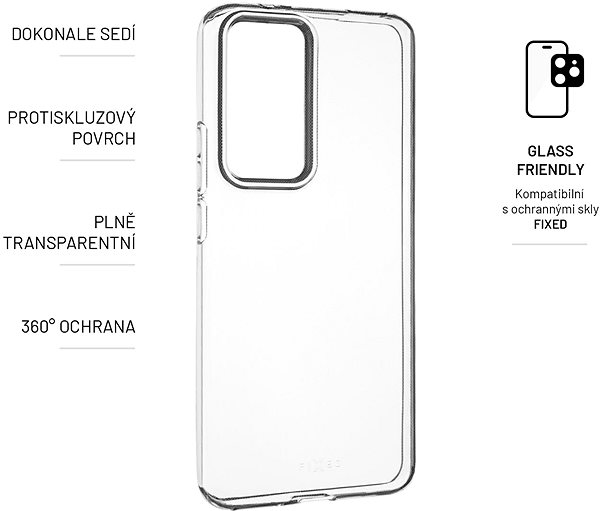 Handyhülle FIXED Cover für Xiaomi 12T/12T Pro - transparent ...