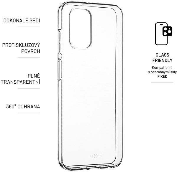 Handyhülle FIXED für Nokia G60 transparent ...