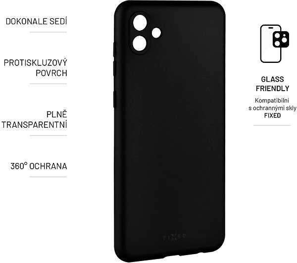 Handyhülle FIXED Story Cover für Samsung Galaxy A04 - schwarz ...
