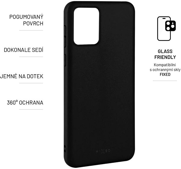 Handyhülle FIXED Story Cover für Motorola Moto E13 - schwarz ...