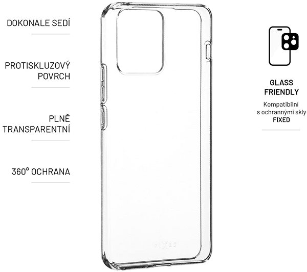 Handyhülle FIXED Cover für ThinkPhone von Motorola - transparent ...