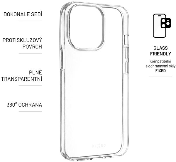 Handyhülle FIXED Cover für Xiaomi Redmi 12C - transparent ...
