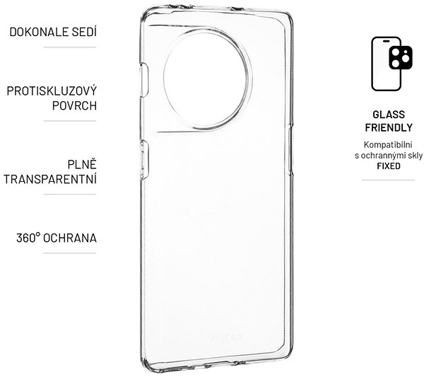 Telefon tok FIXED a OnePlus 11R 5G készülékhez átlátszó ...