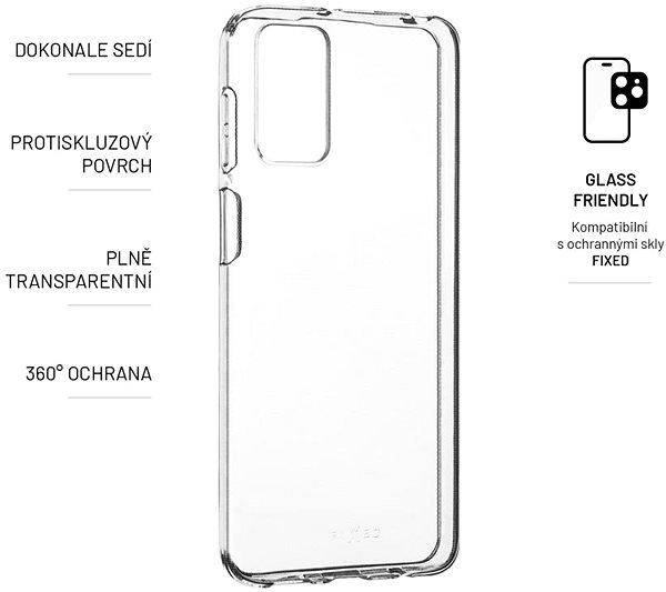 Handyhülle FIXED Cover für Motorola Moto G42 - transparent ...