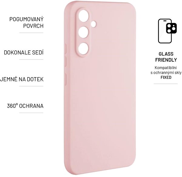 Handyhülle FIXED Story für Samsung Galaxy A54 5G rosa ...