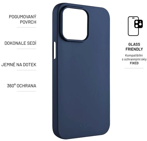 Handyhülle FIXED Story für das Apple iPhone 15 Pro blau ...