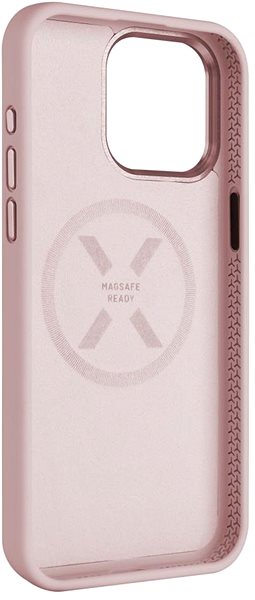 Handyhülle FIXED MagFlow mit MagSafe Unterstützung für Apple iPhone 15 Pro Max rosa ...