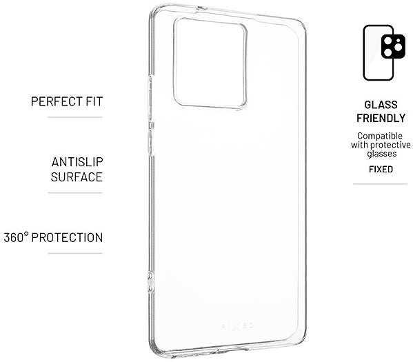 Handyhülle FIXED für das Motorola Edge 40 Neo klar ...