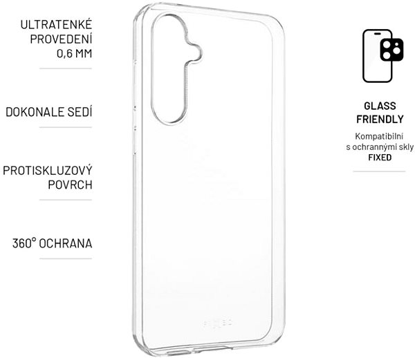 Kryt na mobil FIXED Skin na Samsung Galaxy S23 FE 06 mm číre ...