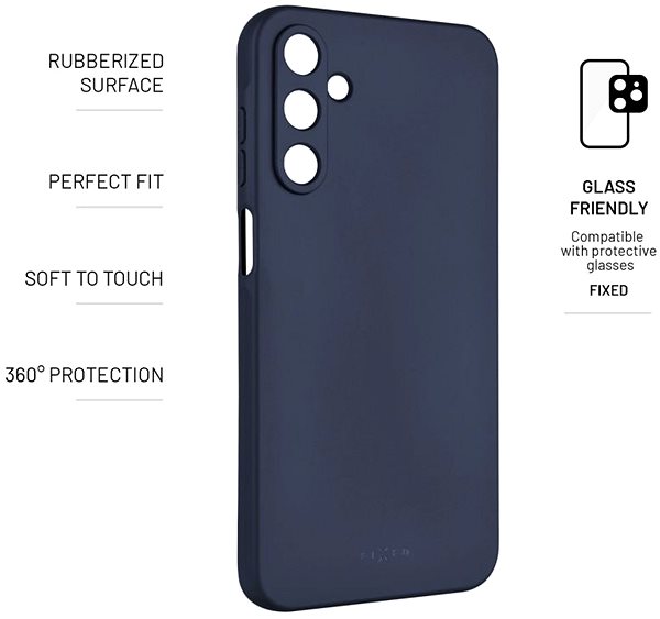 Handyhülle FIXED Story für Samsung Galaxy A15/A15 5G blau ...