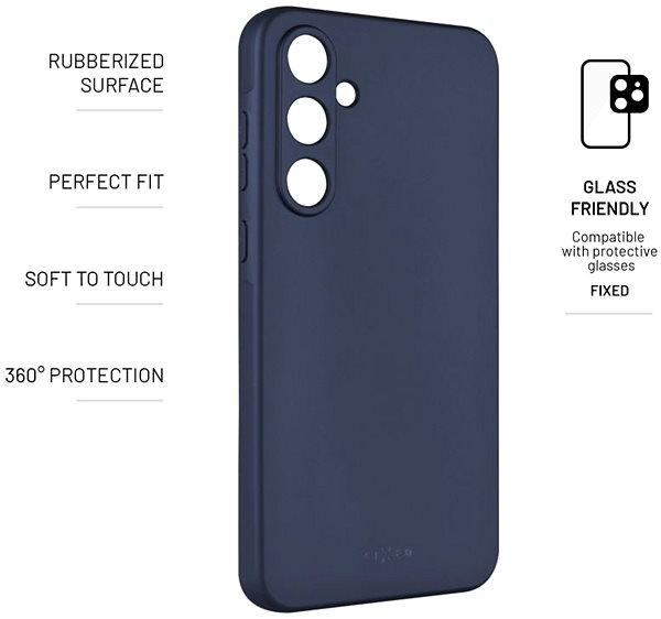 Kryt na mobil FIXED Story na Samsung Galaxy A35 5G modrý ...