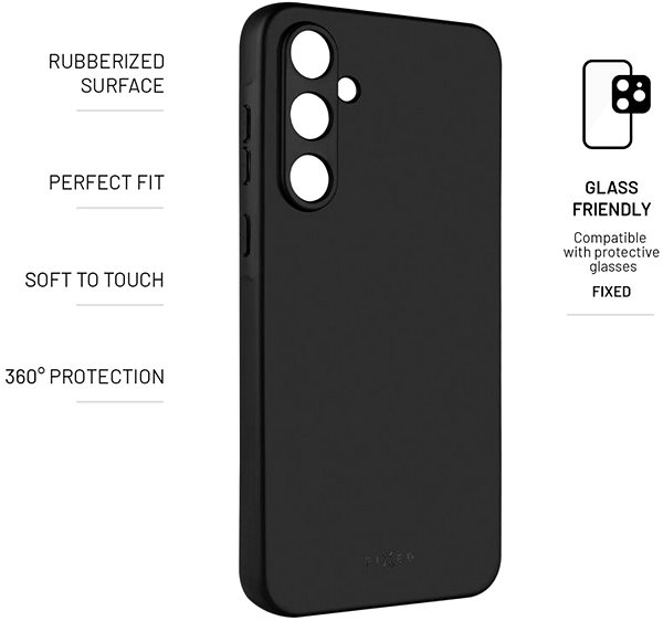 Handyhülle FIXED Story für Samsung Galaxy A55 5G schwarz ...