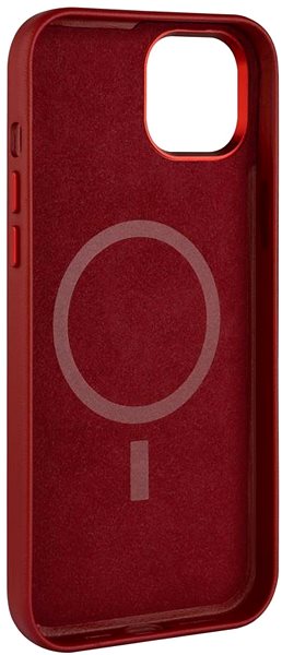 Handyhülle FIXED MagLeather mit MagSafe Unterstützung für Apple iPhone 13 rot ...