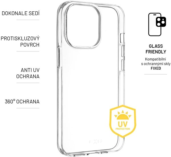 Handyhülle FIXED Slim AntiUV für OnePlus 12R Clear ...