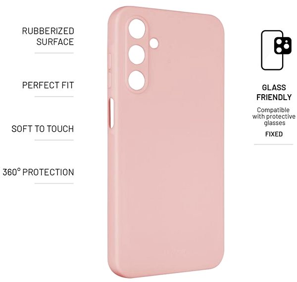 Handyhülle FIXED Story für Samsung Galaxy A25 5G rosa ...