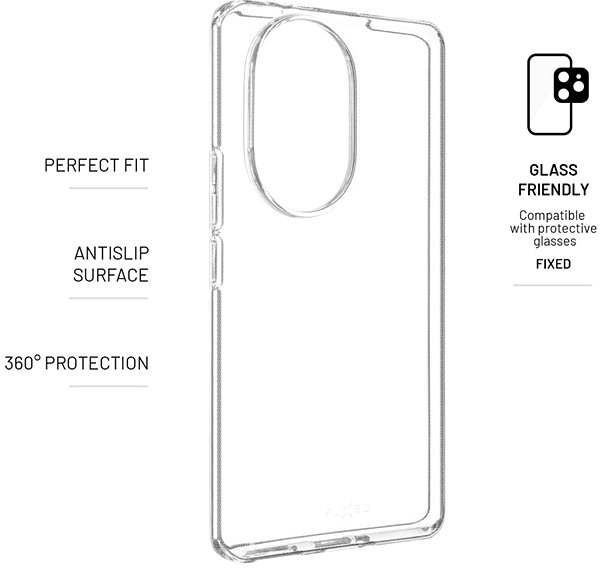 Handyhülle FIXED für Honor 200 Pro 5G klar ...