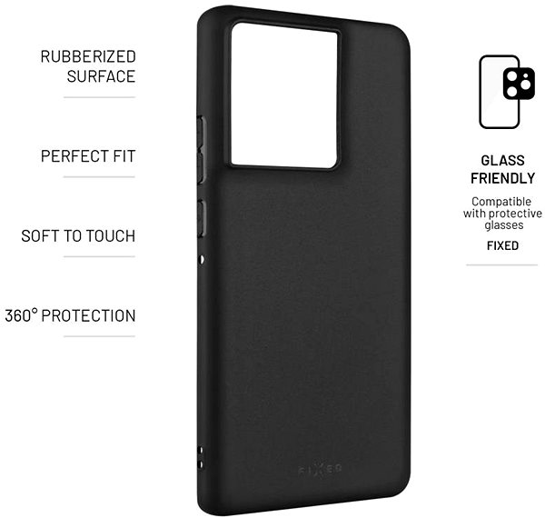 Handyhülle FIXED Story für das Motorola Edge 50 Pro Black ...