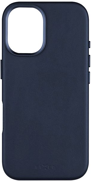 Handyhülle FIXED MagLeather mit MagSafe Unterstützung für Apple iPhone 16 blau ...