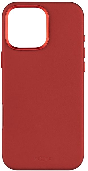 Kryt na mobil FIXED MagLeather s podporou MagSafe pre Apple iPhone 16 Pro Max červený ...