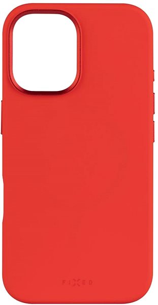 Handyhülle FIXED MagFlow mit MagSafe Unterstützung für Apple iPhone 16 rot ...