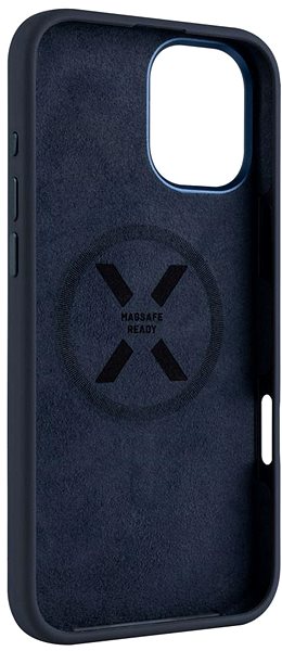 Handyhülle FIXED MagFlow mit MagSafe Unterstützung für Apple iPhone 16 Plus blau ...