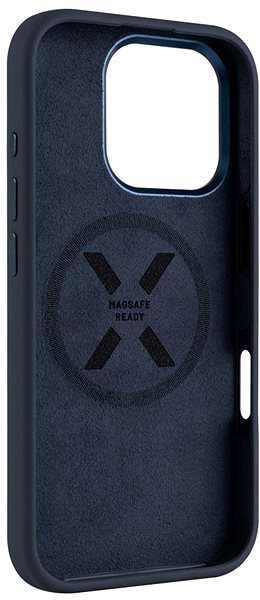 Handyhülle FIXED MagFlow mit MagSafe Unterstützung für Apple iPhone 16 Pro blau ...