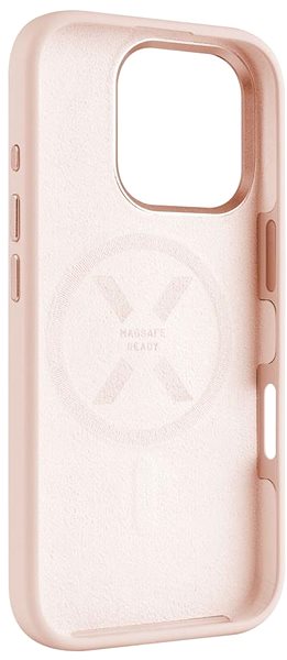 Handyhülle FIXED MagFlow mit MagSafe Unterstützung für Apple iPhone 16 Pro pink ...