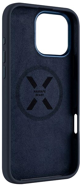 Handyhülle FIXED MagFlow mit MagSafe Unterstützung für Apple iPhone 16 Pro Max blau ...