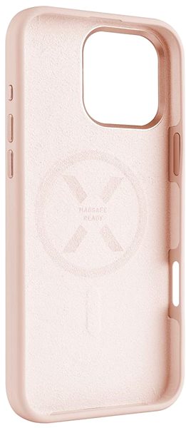 Handyhülle FIXED MagFlow mit MagSafe Unterstützung für Apple iPhone 16 Pro Max rosa ...