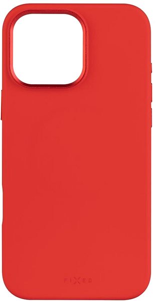 Handyhülle FIXED MagFlow mit MagSafe Unterstützung für Apple iPhone 16 Pro Max rot ...