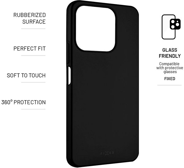 Handyhülle FIXED Story für Honor X6b schwarz ...