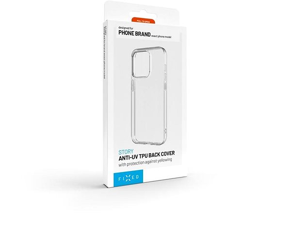 Telefon tok FIXED Story AntiUV Samsung Galaxy A06 átlátszó tok ...