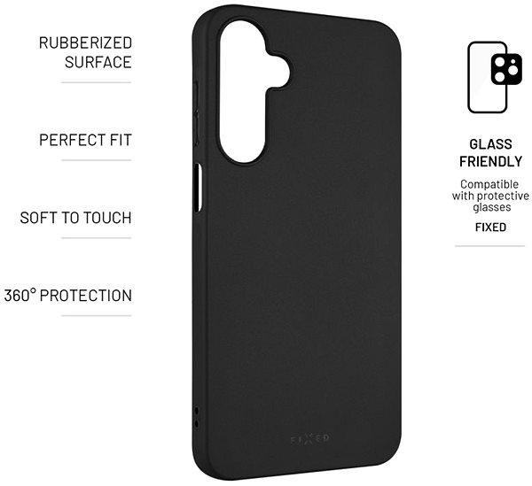 Handyhülle FIXED Story für Samsung Galaxy A16 4G/5G schwarz ...