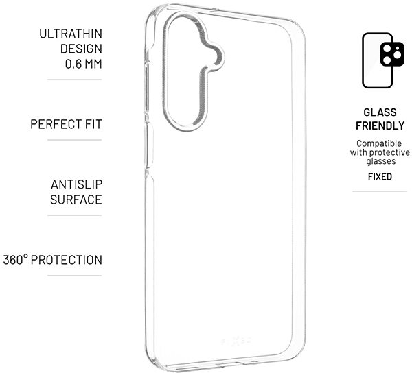 Handyhülle FIXED Story Slim für Samsung Galaxy A16 4G/5G 06 mm klar ...