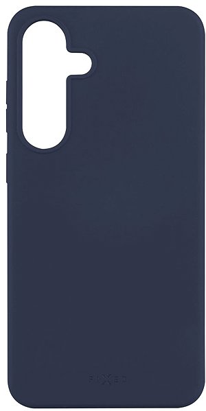 Handyhülle FIXED MagFlow mit MagSafe und Qi2 Unterstützung für Samsung Galaxy S25+ blau ...