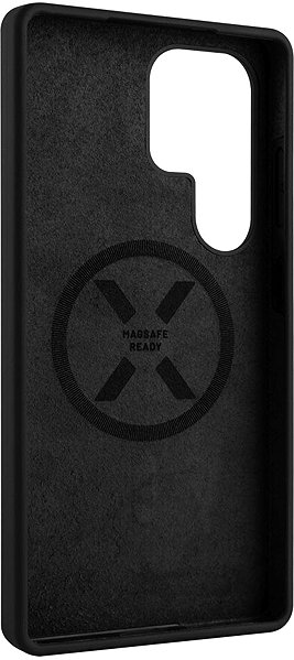 Handyhülle FIXED MagFlow mit MagSafe und Qi2 Unterstützung für Samsung Galaxy S25 Ultra schwarz ...